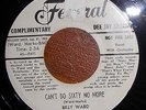 Doo Wop 45 - BILLY WARD and His Dominoes - Can't Do Sixty No More - Federal WLP