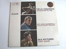 JACQUELINE DU PRE ELGAR CONCERTO JANET BAKER SEA PICTURES HMV ASD655 RED SEMI