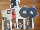 THE BEATLES WHITE ALBUM JAPAN FLAG OBI & INSERT MINT POSTER PHOTOS NM VINYL LP