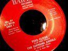 BLACK GOSPEL 45 The Supreme Angels-Too Close Houston,TX Barnell Records RARE
