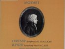 Wolfgang Amadeus Mozart 'Haffner' And 'Jupiter' S... UK vinyl LP  record