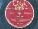 JACK LINX & BIRMINGHAM SERENADERS Tiger Rag OKEH TRUE TONE 40619 78 rpm / V+