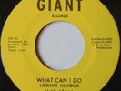 LORRAINE CHANDLER: What Can I Do GIANT rare NORTHERN SOUL 45 NM hear