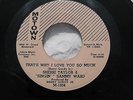 SHERRI TAYLOR SINGIN SAMMY WARD LOVER/THAT'S WHY I LOVE YOU SO MUCH ,MOTOWN 1004
