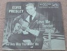 Elvis Presley 47-6643 Love Me Tender 45 W/ GREEN Sleeve