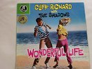Lp Cliff Richard with The Shadows Wonderful Life  D66 Weiß-Gold-Columbia