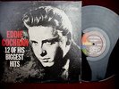 EDDIE COCHRAN     ROCK LP    12 of his BIGGEST HITS on Liberty, Mono 1960  VG+