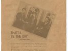 The Quarrymen (Beatles) - That'll Be The Day - 1988 Japan Flexi Disc - Very Rare