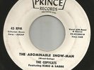 HALLOWEEN POPCORN--COPYCATS-- the  ABOMINABLE SNOW-MAN  -HEAR BOTH-1960 PRINCE