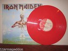 IRON MAIDEN SEVENTH SON OF A LP COLOR RED PRESS COLOMBIA LATIN AMERICA RARE 1988
