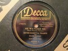 SISTER ROSETTA THARPE & MARIE KNIGHT, SAM PRICE  -  He Watches Me    DECCA 78rpm