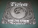 Live the Storm Disfear  RAREST press LTD 185/200 White/black splatter  ringworm
