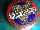 BUFF MEDWAYS ENAMEL BADGE RARE BILLY CHILDISH HEADCOATS MEDWAY