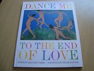 Dance Me to the End of Love -LEONARD COHEN - Poetry- book Hardback