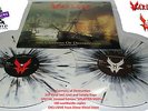WARLORD Cannons of Destruction / Lost and Lonely Days 2LP SPLATTER