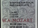 L/LYRE SOL 60043 Kroll (v) Balsam (p) Mozart Violin K481/379&304