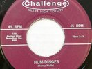 HUELYN DUVALL 45 Hum-Dinger GA CHALLENGE 1958 Rockabilly NEAR MINT #CC713