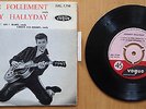 JOHNNY HALLYDAY T'aimer follement  EP VOGUE EPL 7750 + languette
