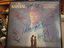 THE NATURAL ORIGINAL JACKET COVER SIGNED, 1984 RANDY NEWMAN ROBERT REDFORD