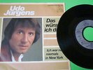 ?7? UDO JÜRGENS Das wünsch ich dir - Ich war noch niemals in New York 1982