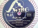 78 Tours DJANGO REINHARDT-TEA FOR TWO/I'LL SEE YOU IN MY DREAMS