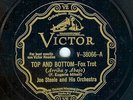 JOE STEELE - TOP AND BOTTOM  - VICTOR SCROLL 78 RPM