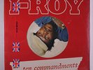 I-ROY: Ten Commandments LP (UK, yellow vinyl, picture lbl) rare Reggae