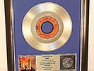 ABBA, One Of Us, Single Platin Record, platin Schallplatte, Award, gold