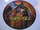 Overkill Relixiv Pic LP Signed RAR Metallica Exodus Megadeth Testament Kreator