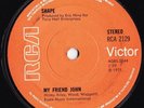 Shape Rare UK 45 My friend John EX 1971 RCA 2129 Shape of the rain Folk Rock
