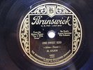AL JOLSON Brunswick 4402 US 78rpm LIZA / ONE SWEET KISS EX-