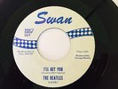RARE BEATLES SWAN 4152   45 W/ BLUE PRINT   ORIGINAL 
