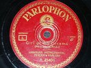 HAWAII 78 rpm RECORD Parlophon FERERA & PAALUHI Girl of my dreams PIPE ORGAN