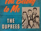 The Duprees Mono NM- DooWop LP - You Belong to Me