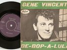 GENE VINCENT BE-BOP-A-LULA & KING OF FOOLS DANISH SWEDISH 45+PS 1962 ROCKABILLY