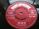 The Beatles Love Me Do/P.S. I Love You Single Red Label First Pressing 1962.