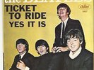 Beatles Ticket To Ride Yes It Is Capitol 5407 W/PS NEAR MINT RECORD