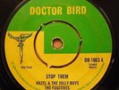 HAZEL & THE JOLLY BOYS Stop Them DOCTOR BIRD RARE UK 1967 UK Reggae 45