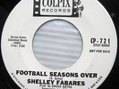 SHELLEY FABARES football seasons over he don't love WHITE LABEL PROMO 45 CC108
