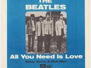 BEATLES All You Need Is Love RARE Sweden 45 UNIQUE stunning swedish p/s LISTEN