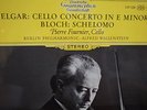 Rare DGG Stereo Tulips SLPM 139128 Fournier/Elgar/Bloch NM