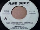 RARE NORTHERN SOUL 45 PEANUT COUNTRY PC-1002 LENIS GUESS WOMAN / TOO MANY NIGHTS