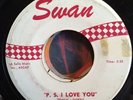 Lee Andrews - P.S. I Love You  / I Cried Swan - S 4087  Soul Doo-Wop R&B 45