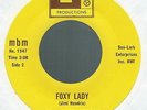 45 60's Psych 49th BLUE STREAK - Fire + Foxy Lady (MBM 1947) Heavy FUZZ Hendrix