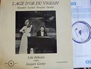 LOLA BOBESCO - JACQUES GENTY  l'age d'or du violon / ALPHA DB 177