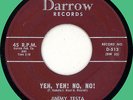 JIMMY TESTA (w/ group) Yeh, Yeh No, No / Please Make 45rpm Darrow 1959