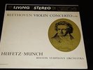 HEIFETZ MUNCH BEETHOVEN Violin Concerto RCA LIVING STEREO LSC 1992