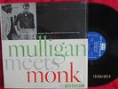 Thelonious Monk - Mulligan Meets Monk Orig Riverside 12-247 Mono DG VG++