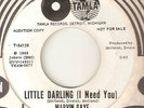 MARVIN GAYE Little Darling I Need You TAMLA PROMO MOTOWN  NORTHERN SOUL 45
