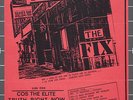 Fix - Jan's Rooms 1981 TOUR FLYER kbd punk Necros Meatmen Negative Approach